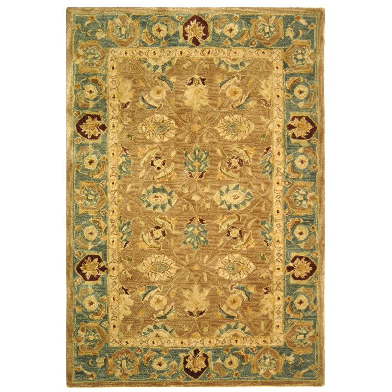 Safavieh Anatolia HandTufted Yellow/Green Area Rug & Reviews Wayfair